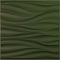Ekena Millwork 19 5/8in. W x 19 5/8in. H Ripple EnduraWall Decorative 3D Wall Panel Covers 2.67 Sq. Ft. WP20X20RPGCG - alternate 1